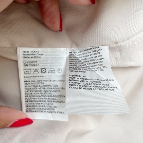 Beige check Shacket - Picture 13 of 15